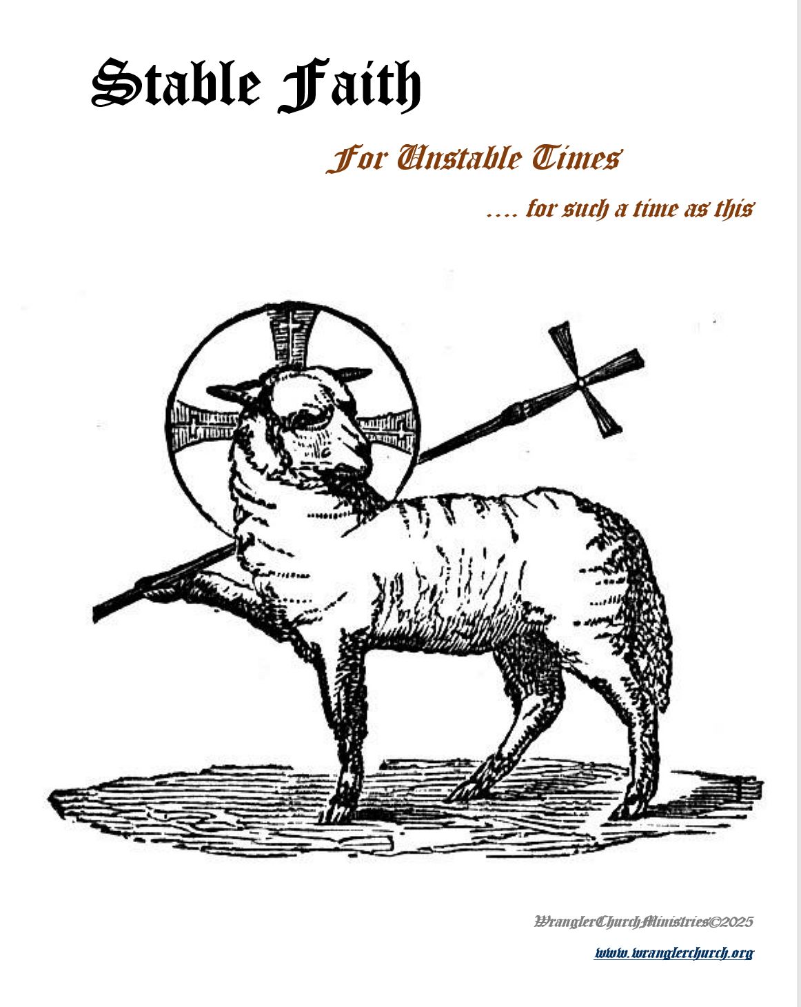 STABLE FAITH VBS POSTER 2025